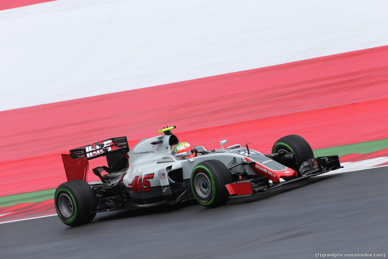 GP AUSTRIA, 01.07.2016 Prove Libere 2, Esteban Gutierrez (MEX) Haas F1 Team VF-16