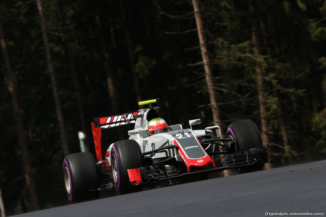 GP AUSTRIA, 01.07.2016 Prove Libere 2, Esteban Gutierrez (MEX) Haas F1 Team VF-16