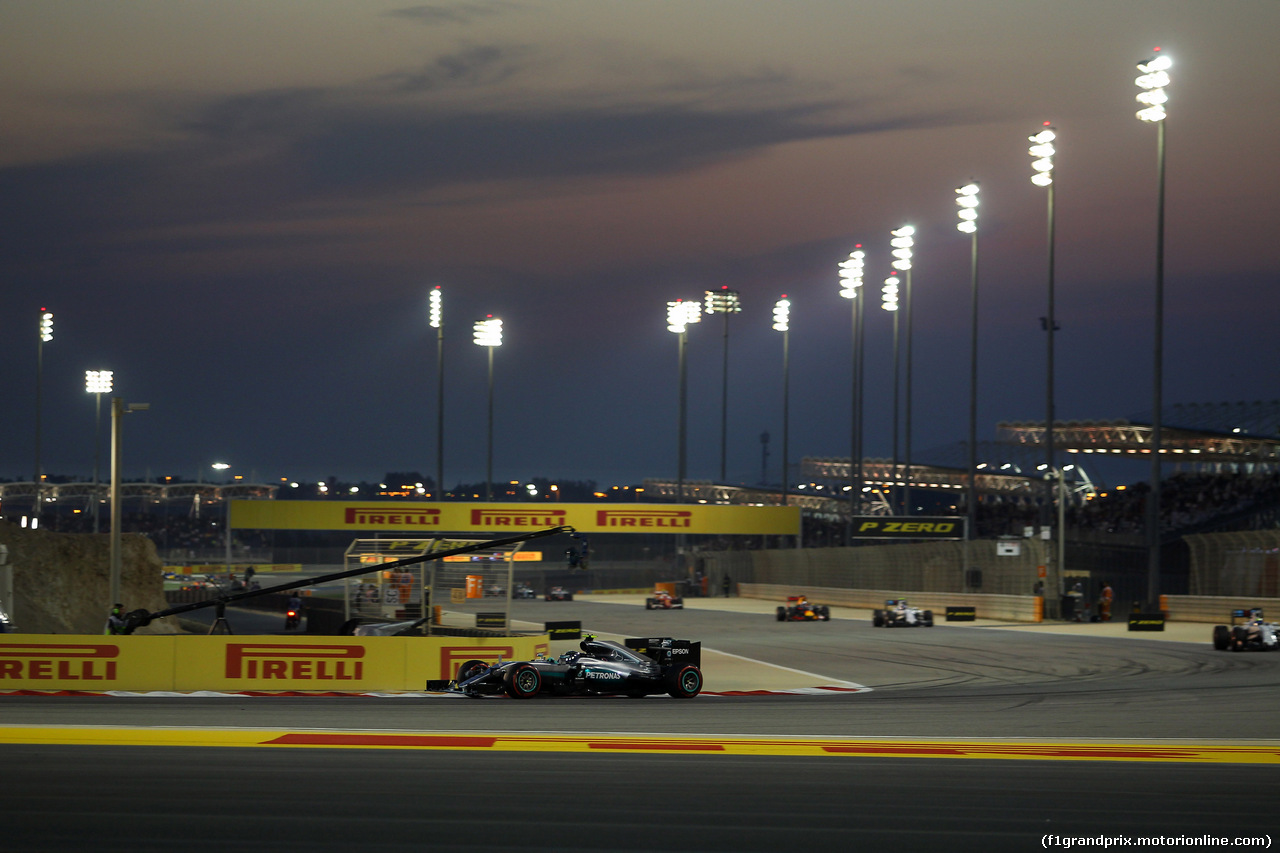 GP BAHRAIN, 03.04.2016 - Gara, Nico Rosberg (GER) Mercedes AMG F1 W07 Hybrid