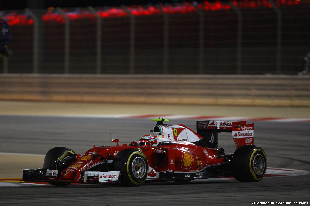 GP BAHRAIN, 03.04.2016 - Gara, Kimi Raikkonen (FIN) Ferrari SF16-H
