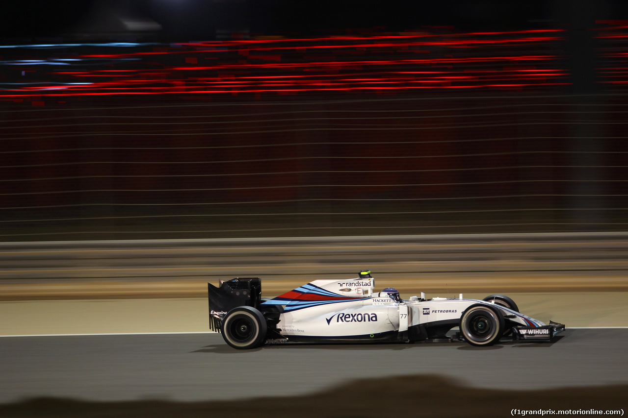 GP BAHRAIN, 03.04.2016 - Gara, Valtteri Bottas (FIN) Williams FW38