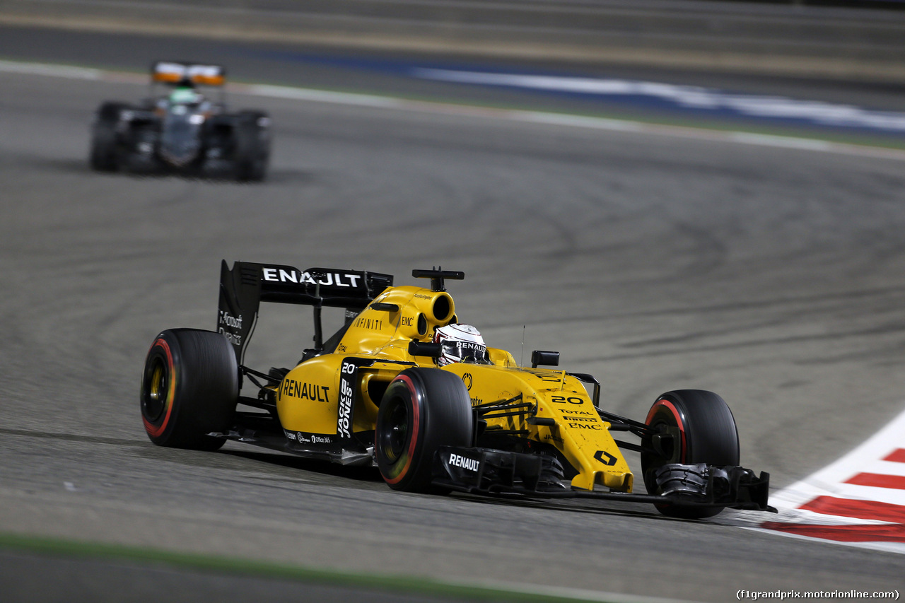GP BAHRAIN, 03.04.2016 - Gara, Kevin Magnussen (DEN) Renault Sport F1 Team RS16