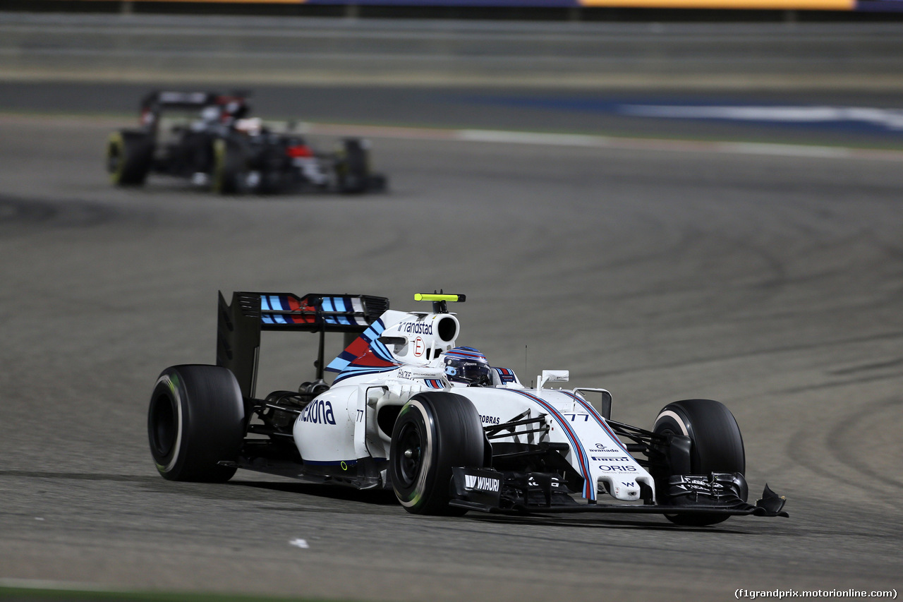 GP BAHRAIN, 03.04.2016 - Gara, Valtteri Bottas (FIN) Williams FW38