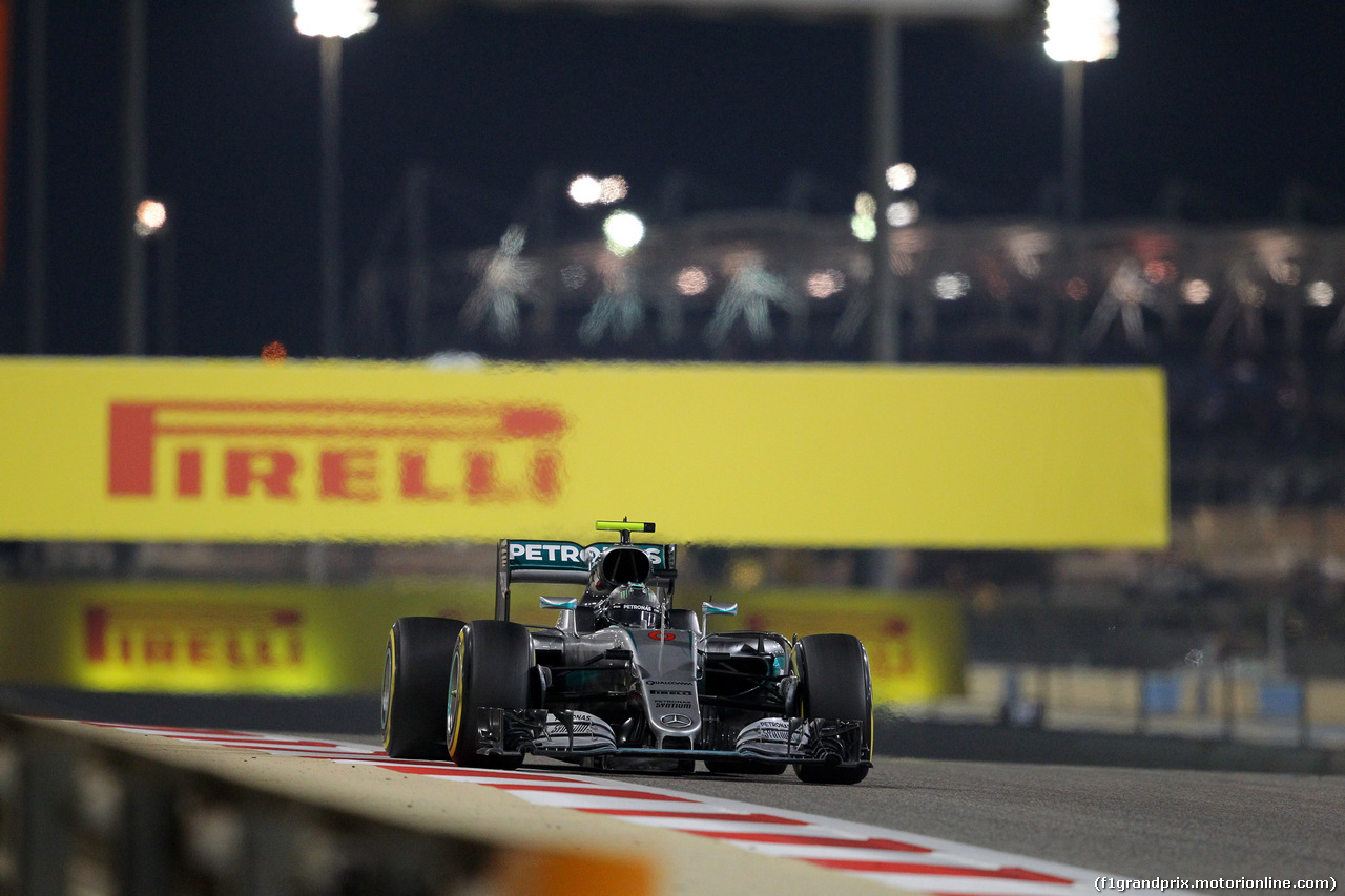 GP BAHRAIN, 03.04.2016 - Gara, Nico Rosberg (GER) Mercedes AMG F1 W07 Hybrid