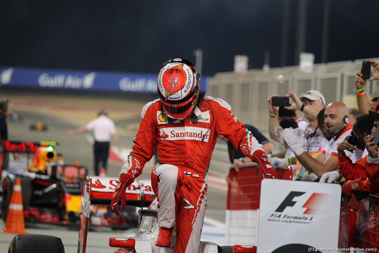 GP BAHRAIN, 03.04.2016 - Gara, secondo Kimi Raikkonen (FIN) Ferrari SF16-H