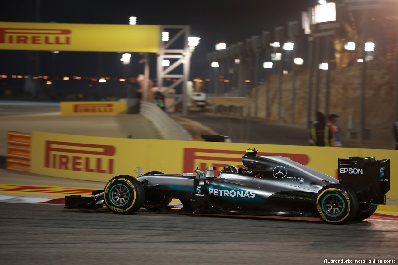 GP BAHRAIN, 03.04.2016 - Gara, Nico Rosberg (GER) Mercedes AMG F1 W07 Hybrid