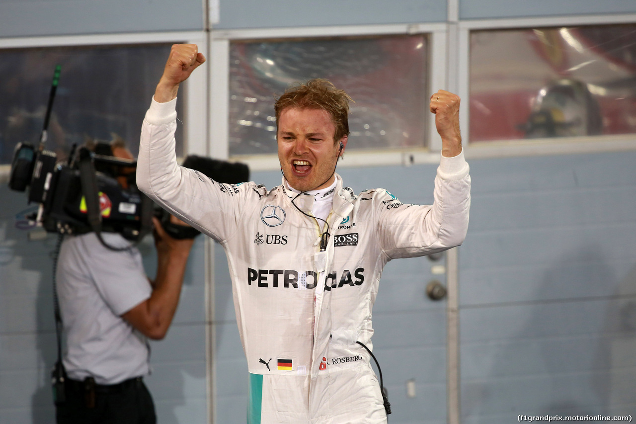 GP BAHRAIN, 03.04.2016 - Gara, Nico Rosberg (GER) Mercedes AMG F1 W07 Hybrid vincitore