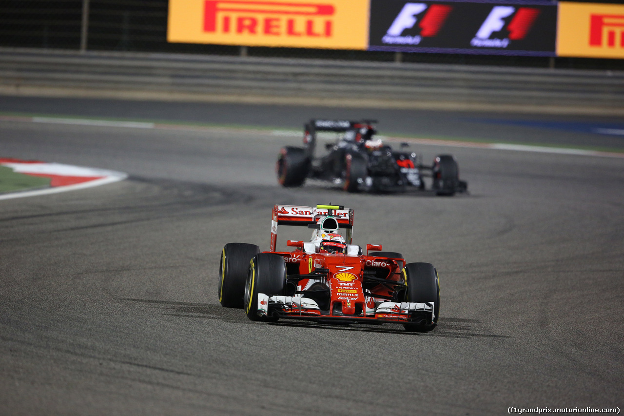 GP BAHRAIN, 03.04.2016 - Gara, Kimi Raikkonen (FIN) Ferrari SF16-H