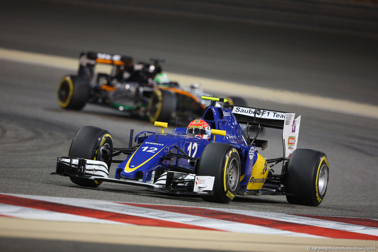 GP BAHRAIN, 03.04.2016 - Gara, Felipe Nasr (BRA) Sauber C34