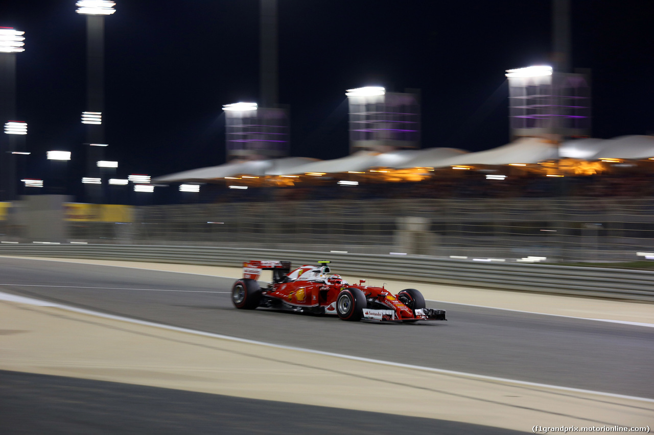 GP BAHRAIN, 03.04.2016 - Gara, Kimi Raikkonen (FIN) Ferrari SF16-H