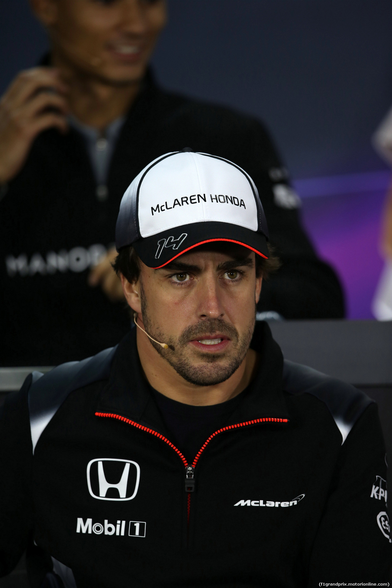 GP BAHRAIN, 31.03.2016 - Conferenza Stampa, Fernando Alonso (ESP) McLaren Honda MP4-31