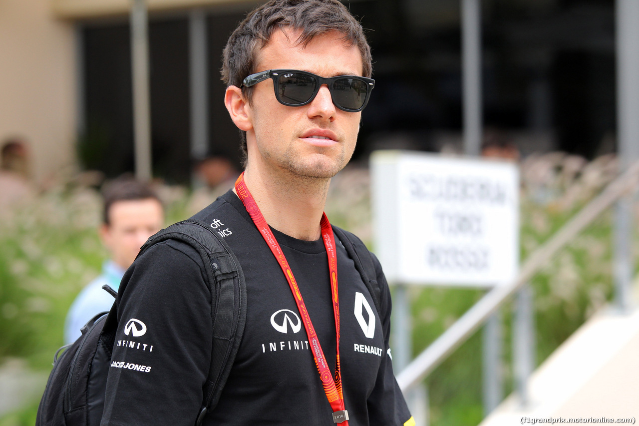 GP BAHRAIN, 31.03.2016 - Jolyon Palmer (GBR) Renault Sport F1 Team RS16
