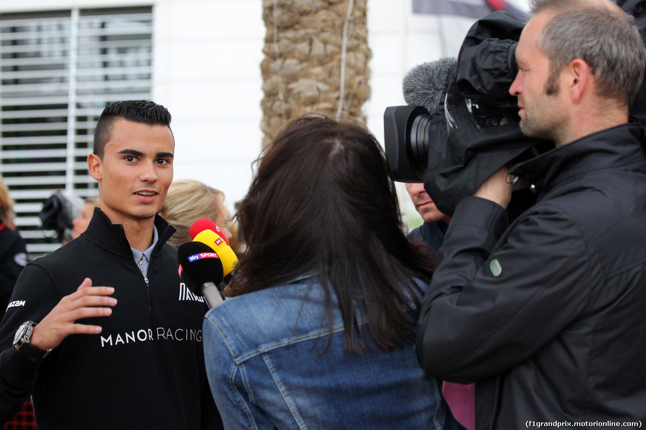 GP BAHRAIN, 31.03.2016 - Pascal Wehrlein (GER) Manor Racing MRT05