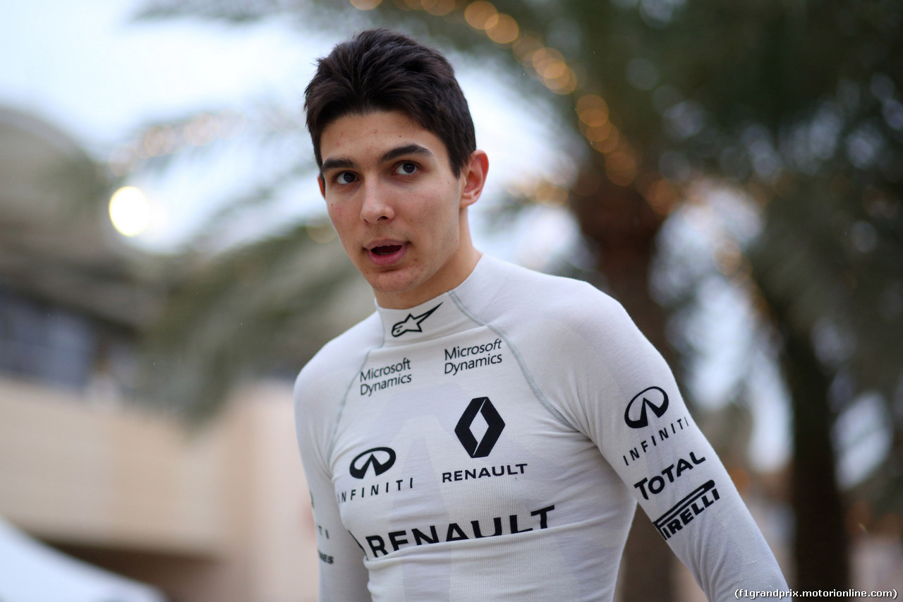 GP BAHRAIN, 31.03.2016 - Esteban Ocon (FRA) Renault Sport Formula One Team Test Driver