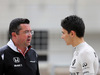 GP BAHRAIN, 31.03.2016 - Eric Boullier (FRA) McLaren Racing Director e Esteban Ocon (FRA) Renault Sport Formula One Team Test Driver