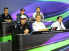GP BAHRAIN, 31.03.2016 - Conferenza Stampa, (UP) Pascal Wehrlein (GER) Manor Racing MRT05, Max Verstappen (NED) Scuderia Toro Rosso STR11, Romain Grosjean (FRA) Haas F1 Team VF-16, Fernando Alonso (ESP) McLaren Honda MP4-31, Nico Rosberg (GER) Mercedes AMG F1 W07 Hybrid e Felipe Massa (BRA) Williams FW38