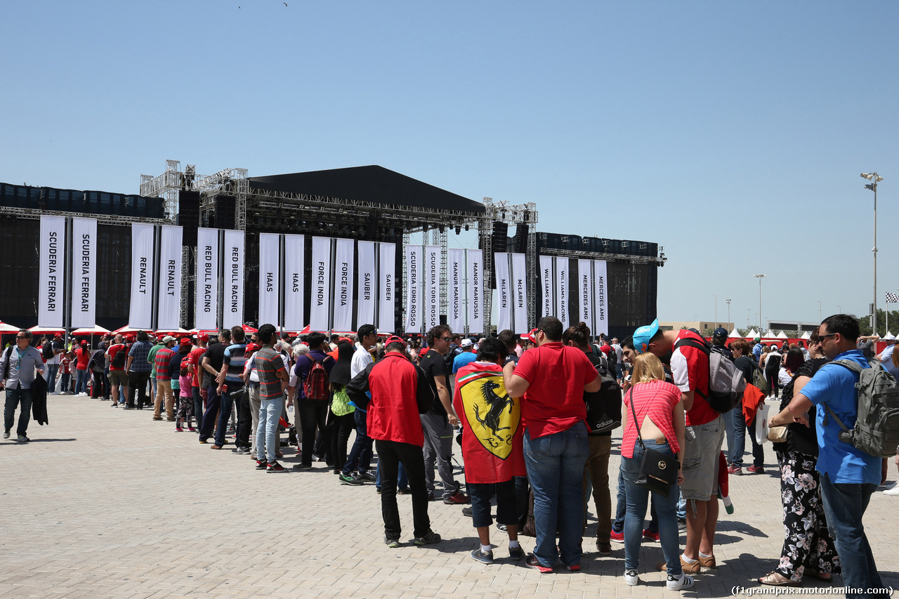 GP BAHRAIN, 02.04.2016 - Fans