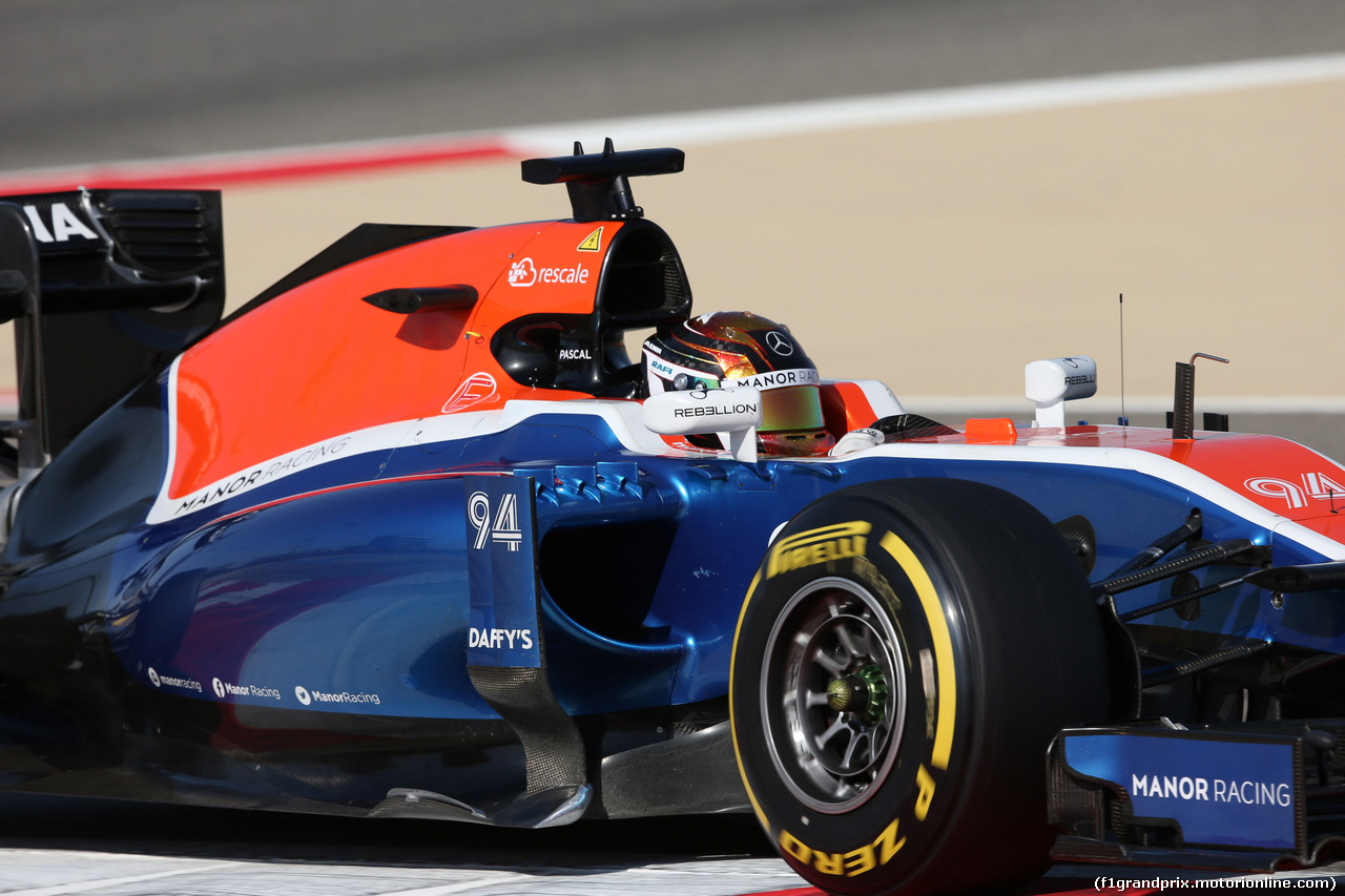 GP BAHRAIN, 02.04.2016 - Prove Libere 3, Pascal Wehrlein (GER) Manor Racing MRT05