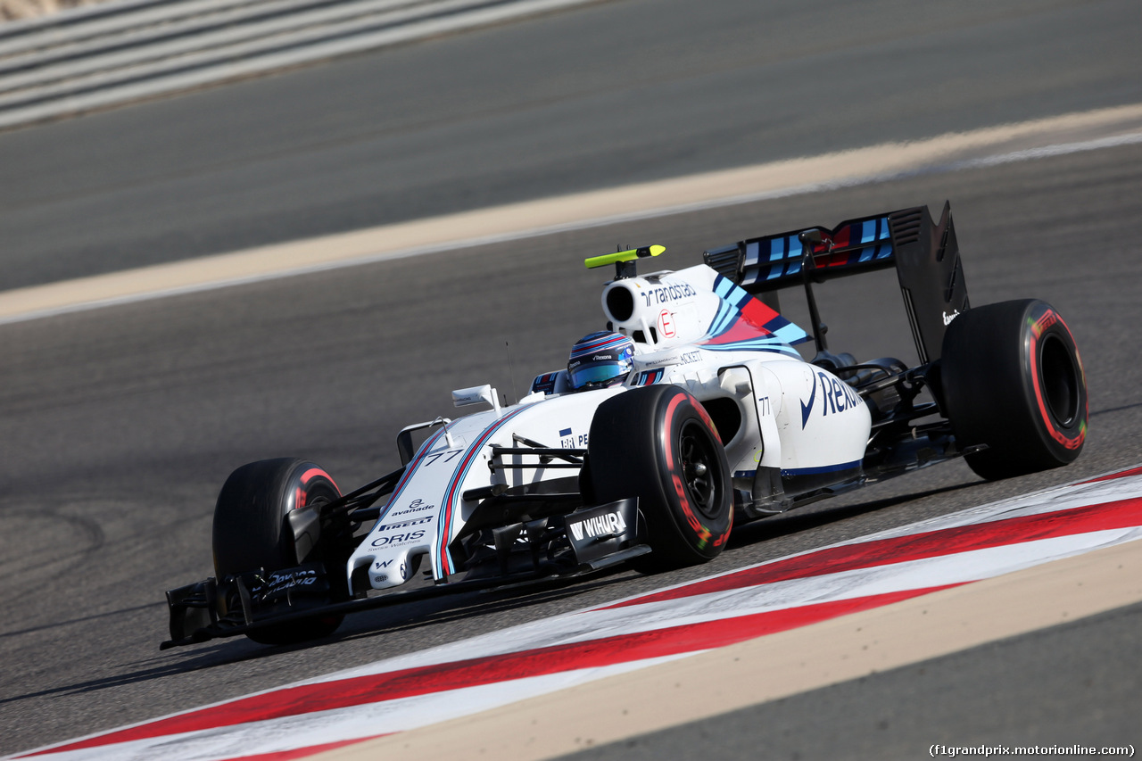 GP BAHRAIN, 02.04.2016 - Prove Libere 3, Valtteri Bottas (FIN) Williams FW38