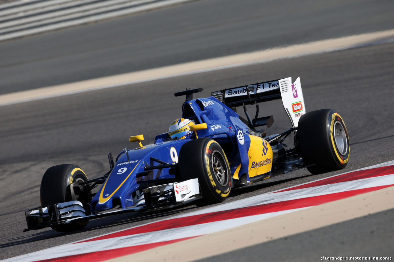 GP BAHRAIN, 02.04.2016 - Prove Libere 3, Marcus Ericsson (SUE) Sauber C34