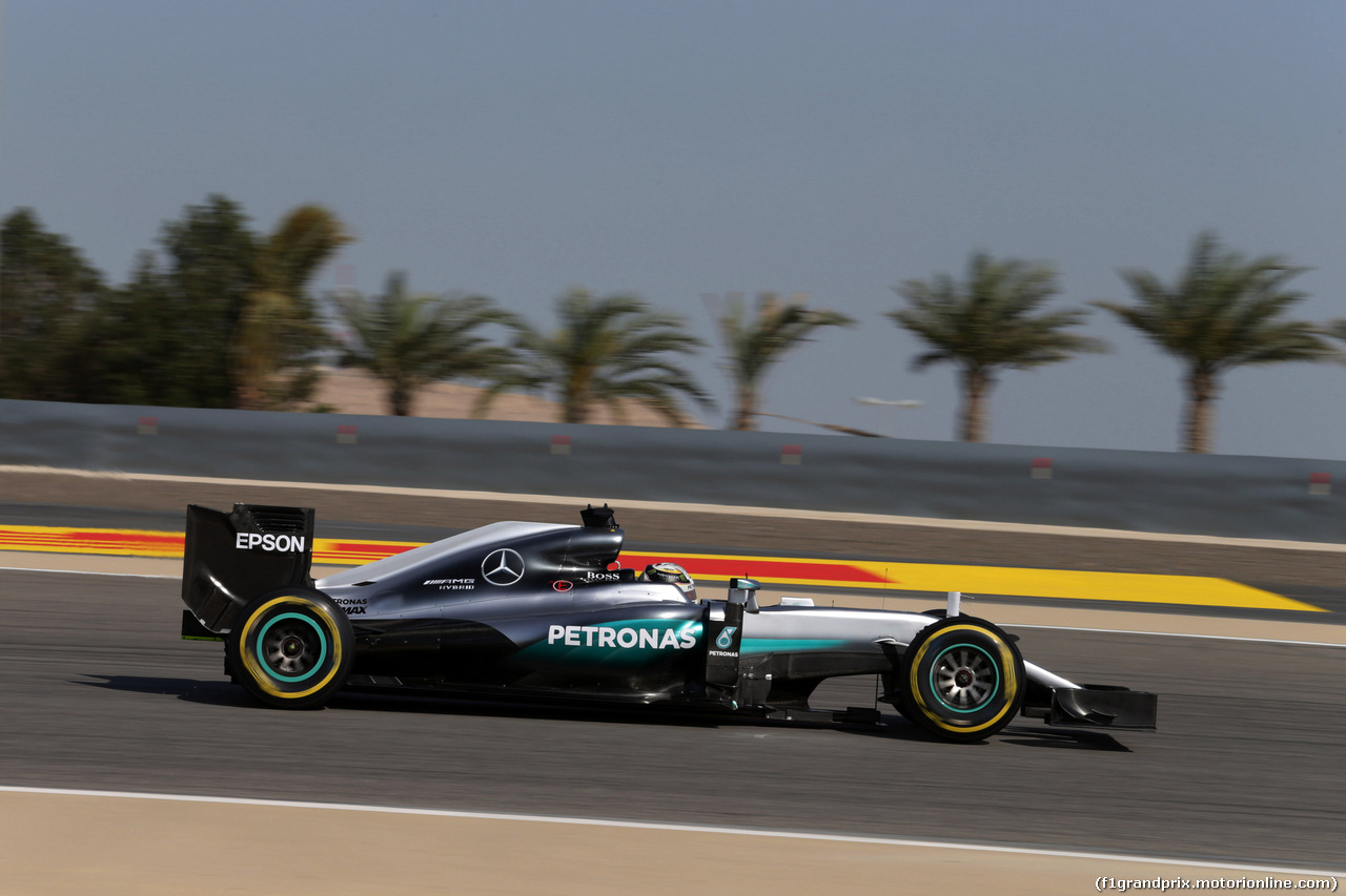 GP BAHRAIN, 02.04.2016 - Prove Libere 3, Nico Rosberg (GER) Mercedes AMG F1 W07 Hybrid