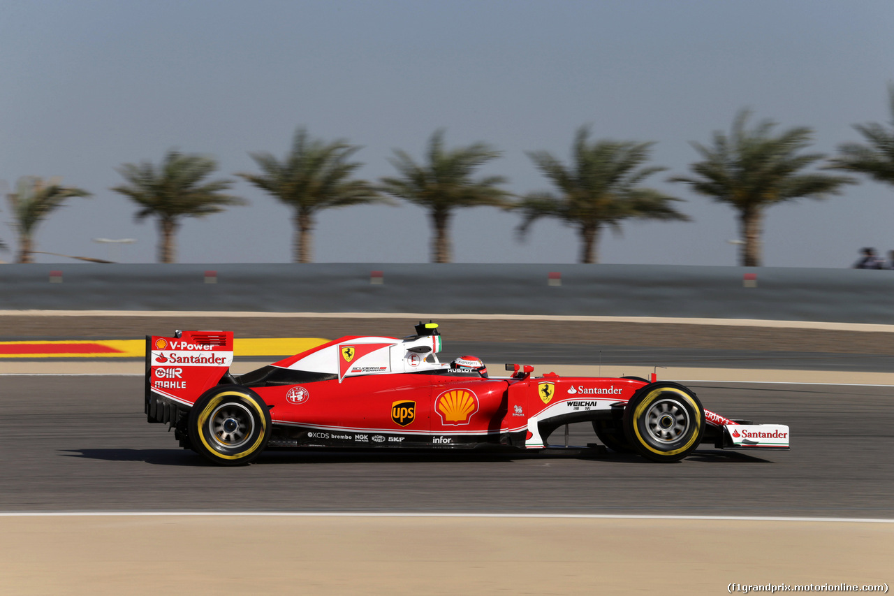 GP BAHRAIN, 02.04.2016 - Prove Libere 3, Kimi Raikkonen (FIN) Ferrari SF16-H