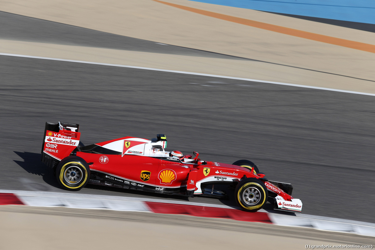 GP BAHRAIN, 02.04.2016 - Prove Libere 3, Kimi Raikkonen (FIN) Ferrari SF16-H