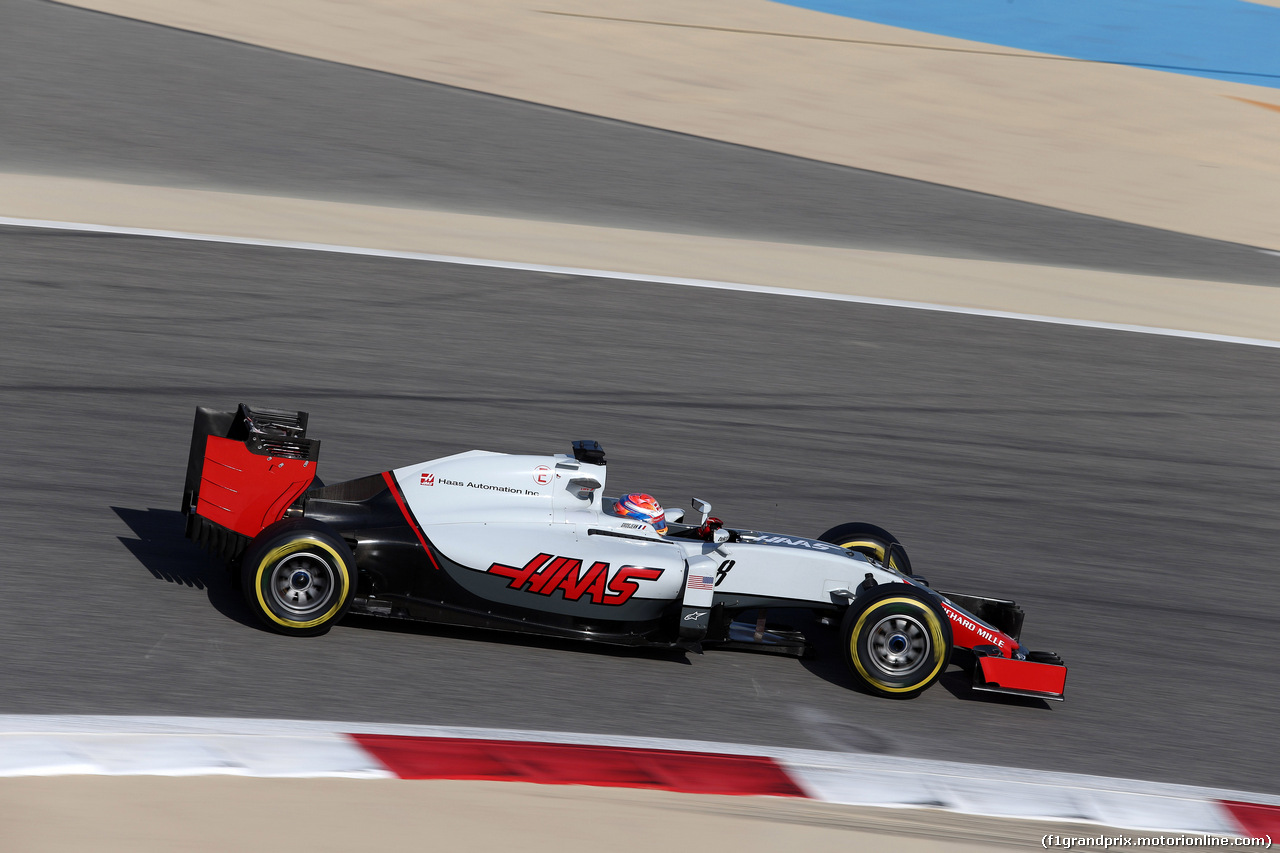 GP BAHRAIN, 02.04.2016 - Prove Libere 3, Romain Grosjean (FRA) Haas F1 Team VF-16