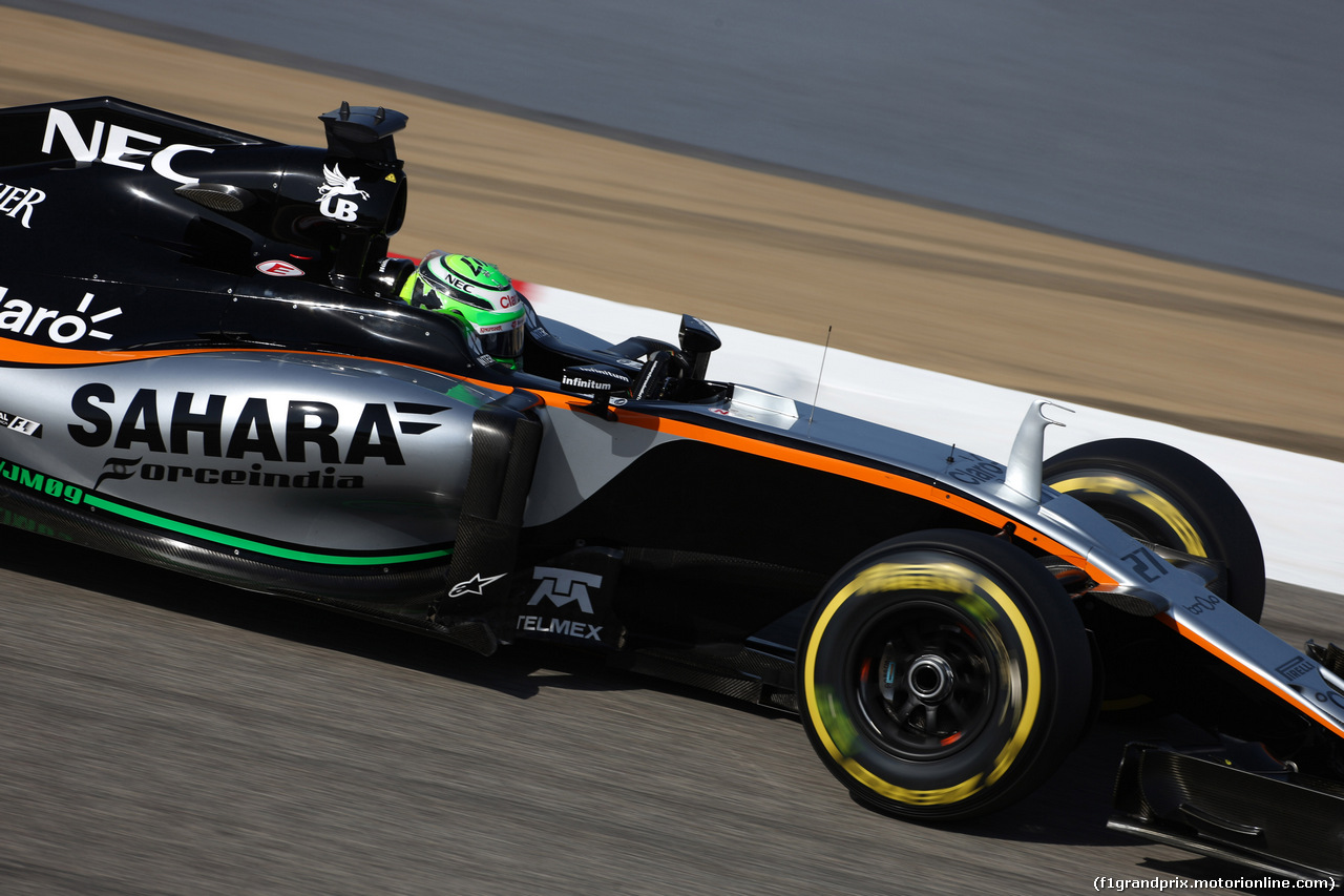 GP BAHRAIN, 02.04.2016 - Prove Libere 3, Nico Hulkenberg (GER) Sahara Force India F1 VJM09