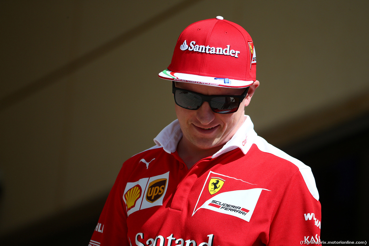 GP BAHRAIN, 02.04.2016 - Prove Libere 3, Kimi Raikkonen (FIN) Ferrari SF16-H