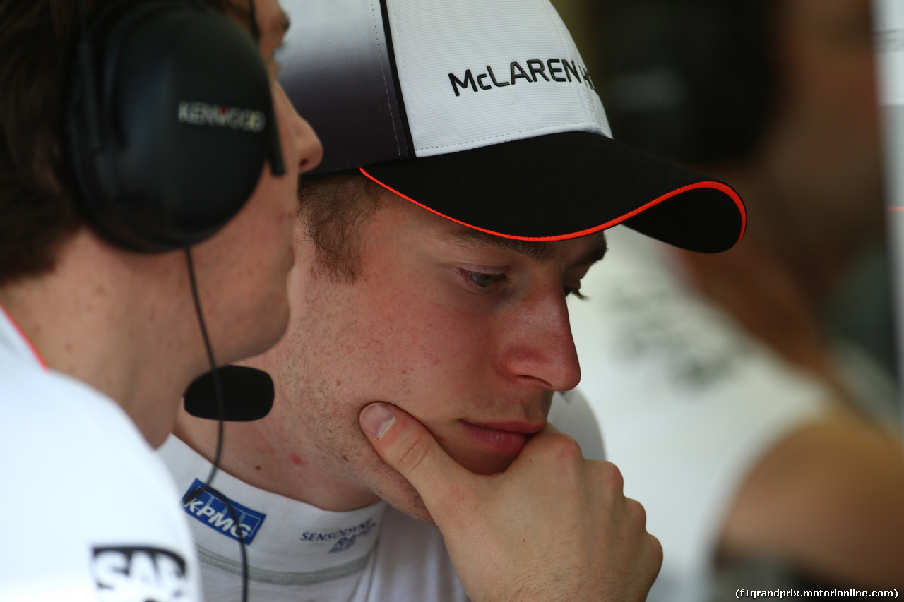 GP BAHRAIN, 02.04.2016 - Prove Libere 3, Stoffel Vandoorne (BEL) McLaren Test e Reserve Driver