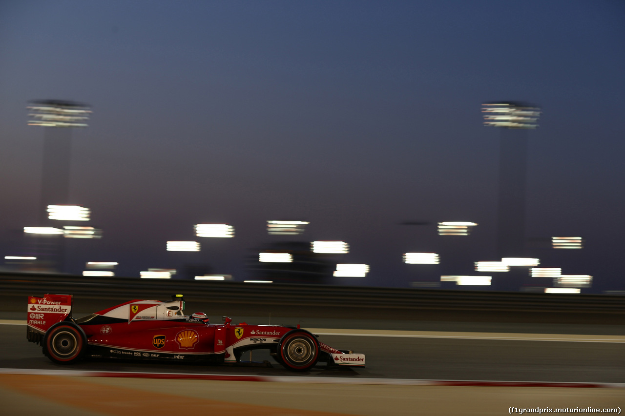 GP BAHRAIN, 02.04.2016 - Qualifiche, Kimi Raikkonen (FIN) Ferrari SF16-H