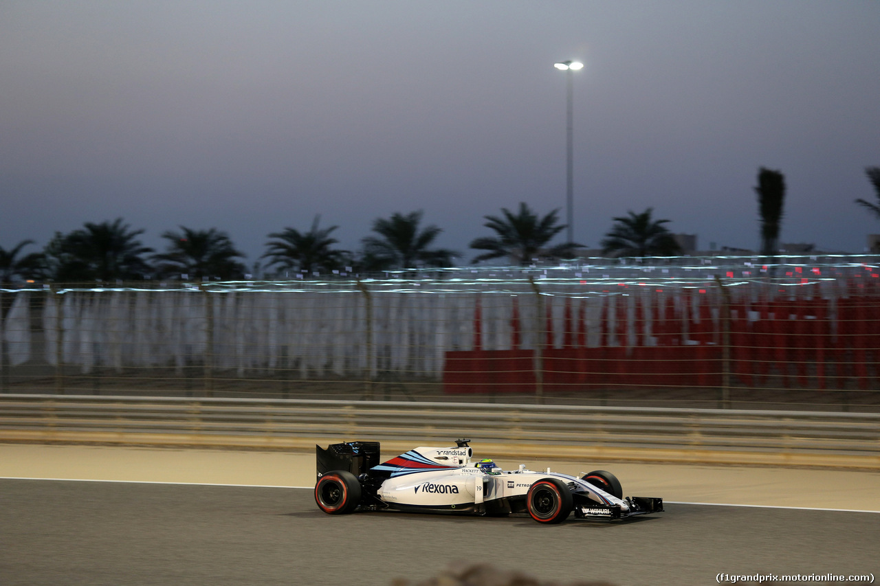 GP BAHRAIN, 02.04.2016 - Qualifiche, Felipe Massa (BRA) Williams FW38