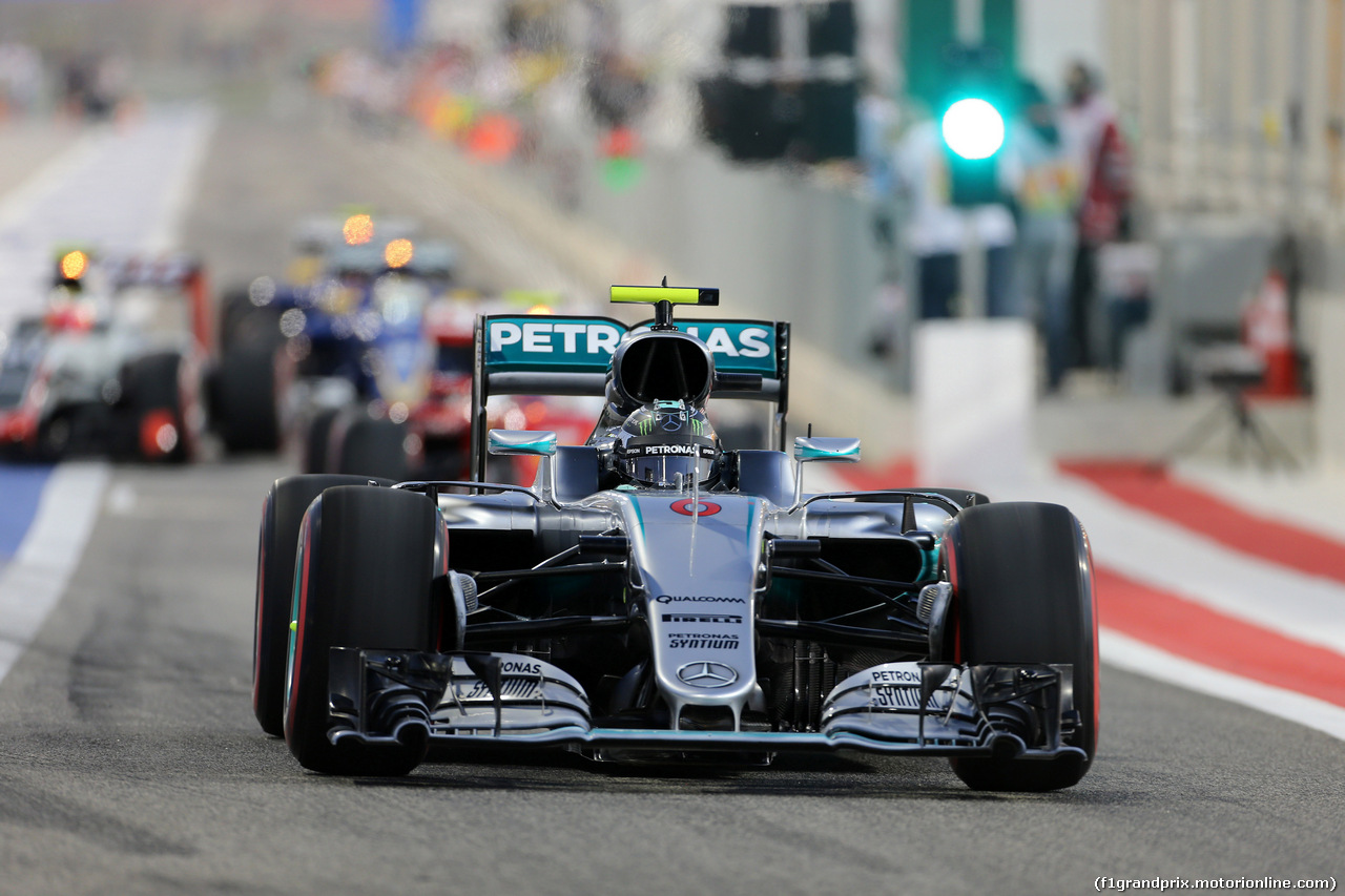 GP BAHRAIN, 02.04.2016 - Qualifiche, Nico Rosberg (GER) Mercedes AMG F1 W07 Hybrid