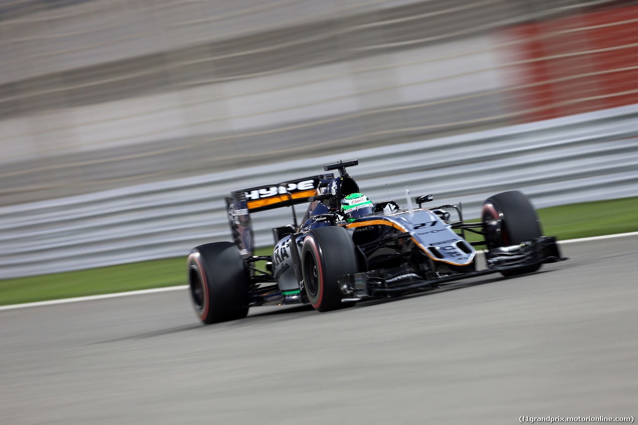 GP BAHRAIN, 02.04.2016 - Qualifiche, Nico Hulkenberg (GER) Sahara Force India F1 VJM09