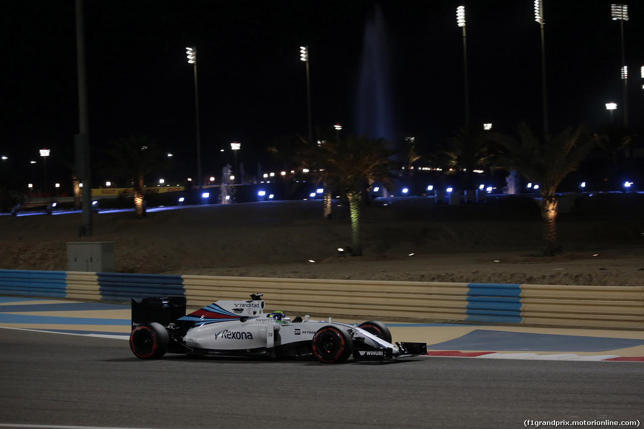 GP BAHRAIN, 02.04.2016 - Qualifiche, Felipe Massa (BRA) Williams FW38