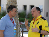 GP BAHRAIN, 02.04.2016 - Free Practice 3, Jean Alesi (FRA) e Frederic Vasseur (FRA) Renault Sport Formula One Team Racing Director