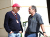 GP BAHRAIN, 02.04.2016 - Free Practice 3, Nikki Lauda (AU), Mercedes e Gerard Berger (AUT)