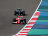 GP BAHRAIN, 02.04.2016 - Free Practice 3, Sebastian Vettel (GER) Ferrari SF16-H davanti a Nico Rosberg (GER) Mercedes AMG F1 W07 Hybrid