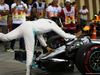 GP BAHRAIN, 02.04.2016 - Qualifiche, Lewis Hamilton (GBR) Mercedes AMG F1 W07 Hybrid pole position