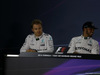 GP BAHRAIN, 02.04.2016 - Qualifiche, Conferenza Stampa, Nico Rosberg (GER) Mercedes AMG F1 W07 Hybrid, Lewis Hamilton (GBR) Mercedes AMG F1 W07 Hybrid