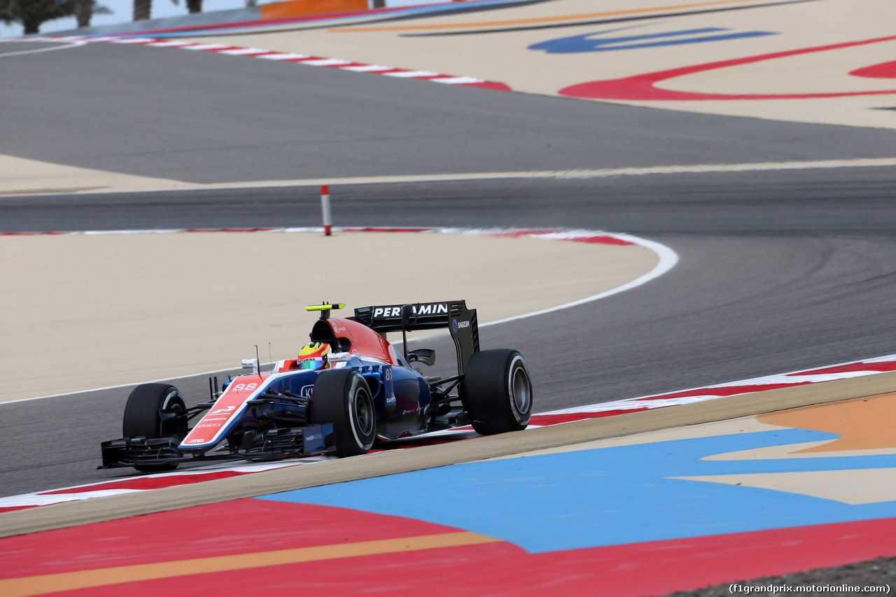GP BAHRAIN, 01.04.2016 - Prove Libere 1, Rio Haryanto (IND) Manor Racing MRT05