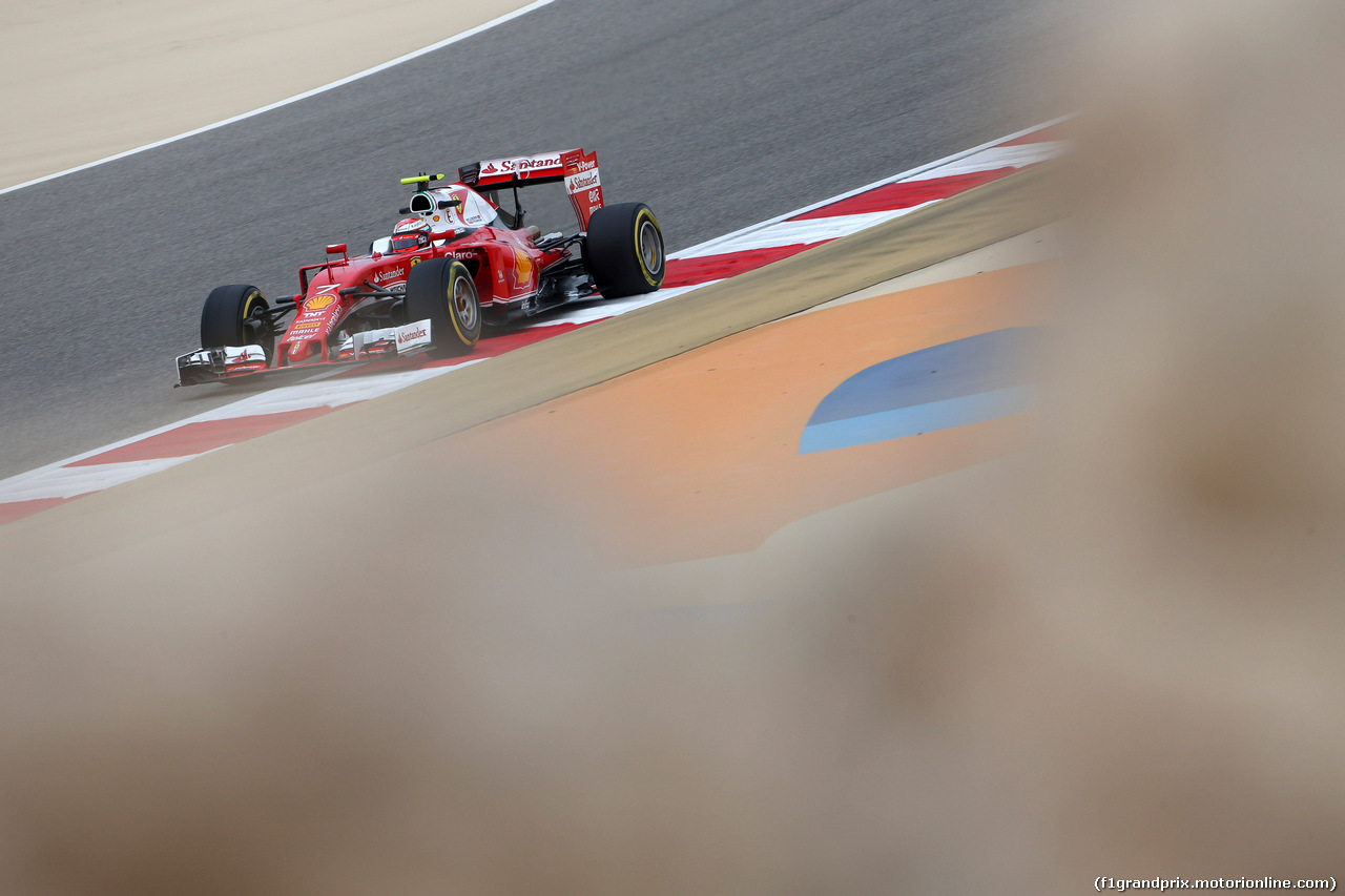 GP BAHRAIN, 01.04.2016 - Prove Libere 1, Kimi Raikkonen (FIN) Ferrari SF16-H