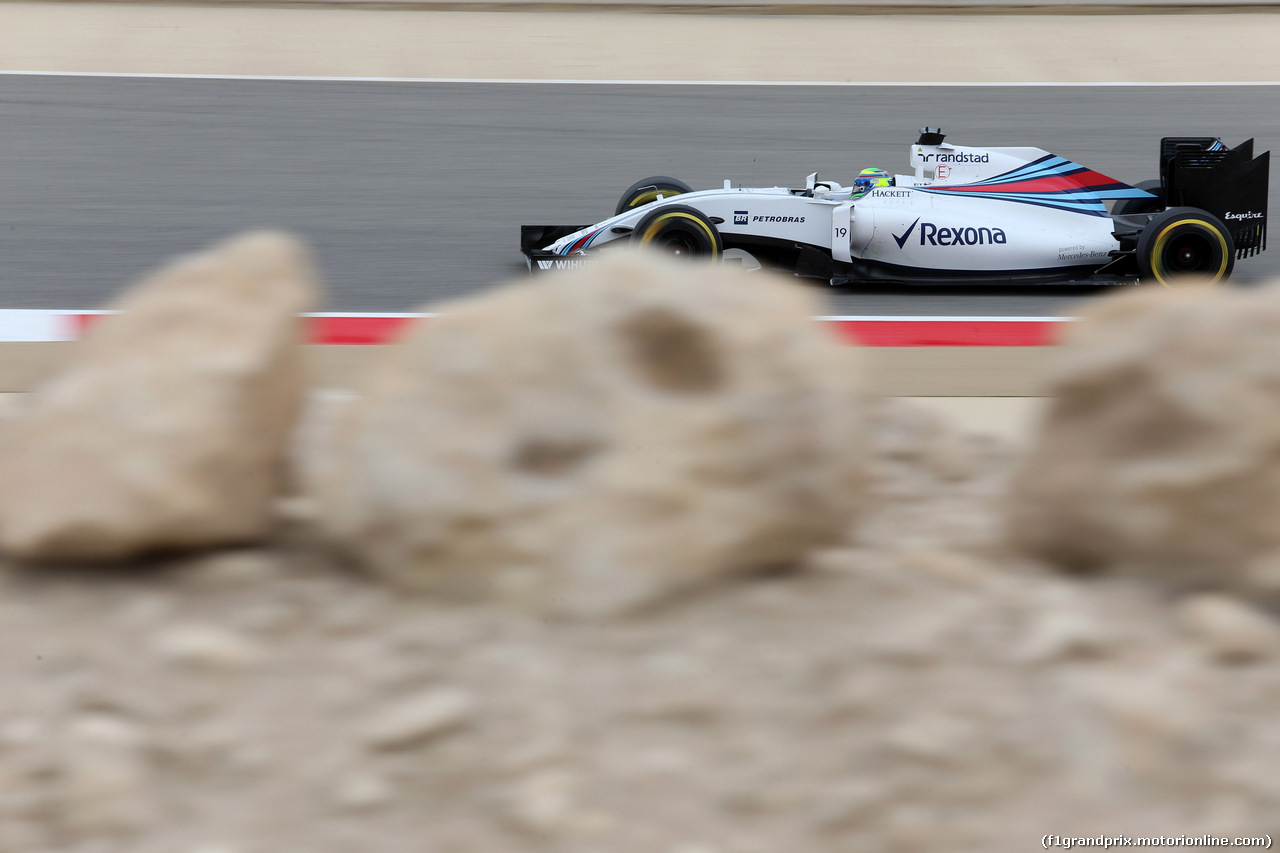 GP BAHRAIN, 01.04.2016 - Prove Libere 1, Felipe Massa (BRA) Williams FW38