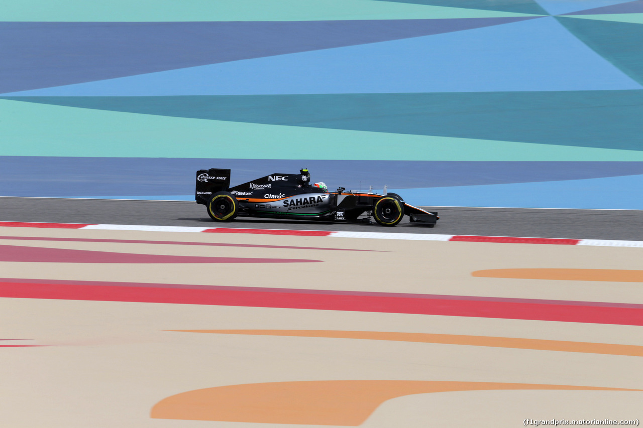 GP BAHRAIN, 01.04.2016 - Prove Libere 1, Alfonso Celis Jr (MEX) Test Driver, Sahara Force India F1 VJM09