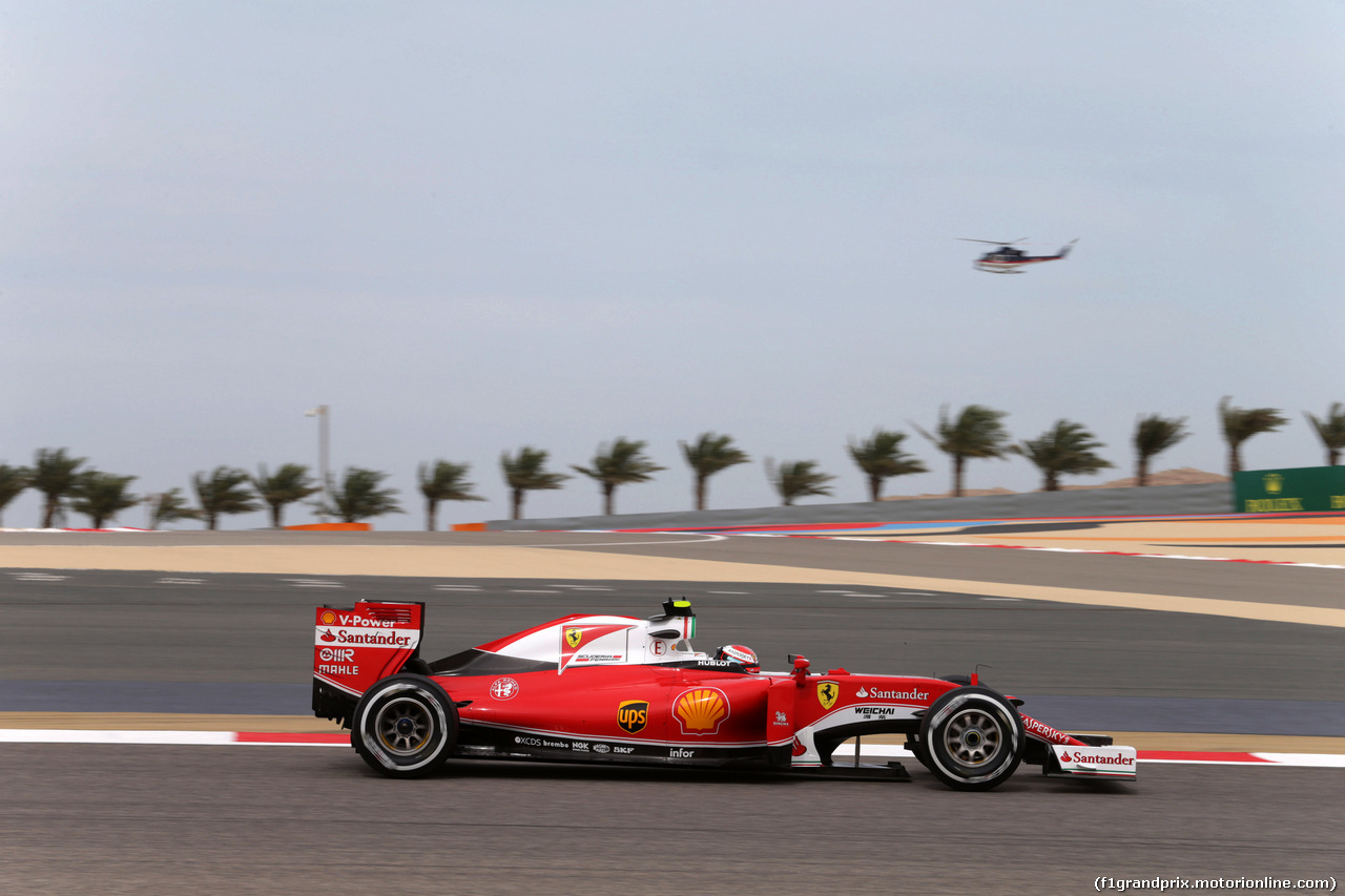 GP BAHRAIN, 01.04.2016 - Prove Libere 1, Kimi Raikkonen (FIN) Ferrari SF16-H