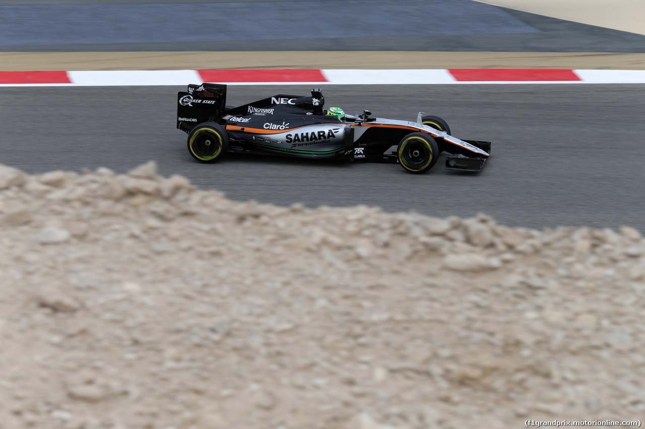 GP BAHRAIN, 01.04.2016 - Prove Libere 1, Nico Hulkenberg (GER) Sahara Force India F1 VJM09