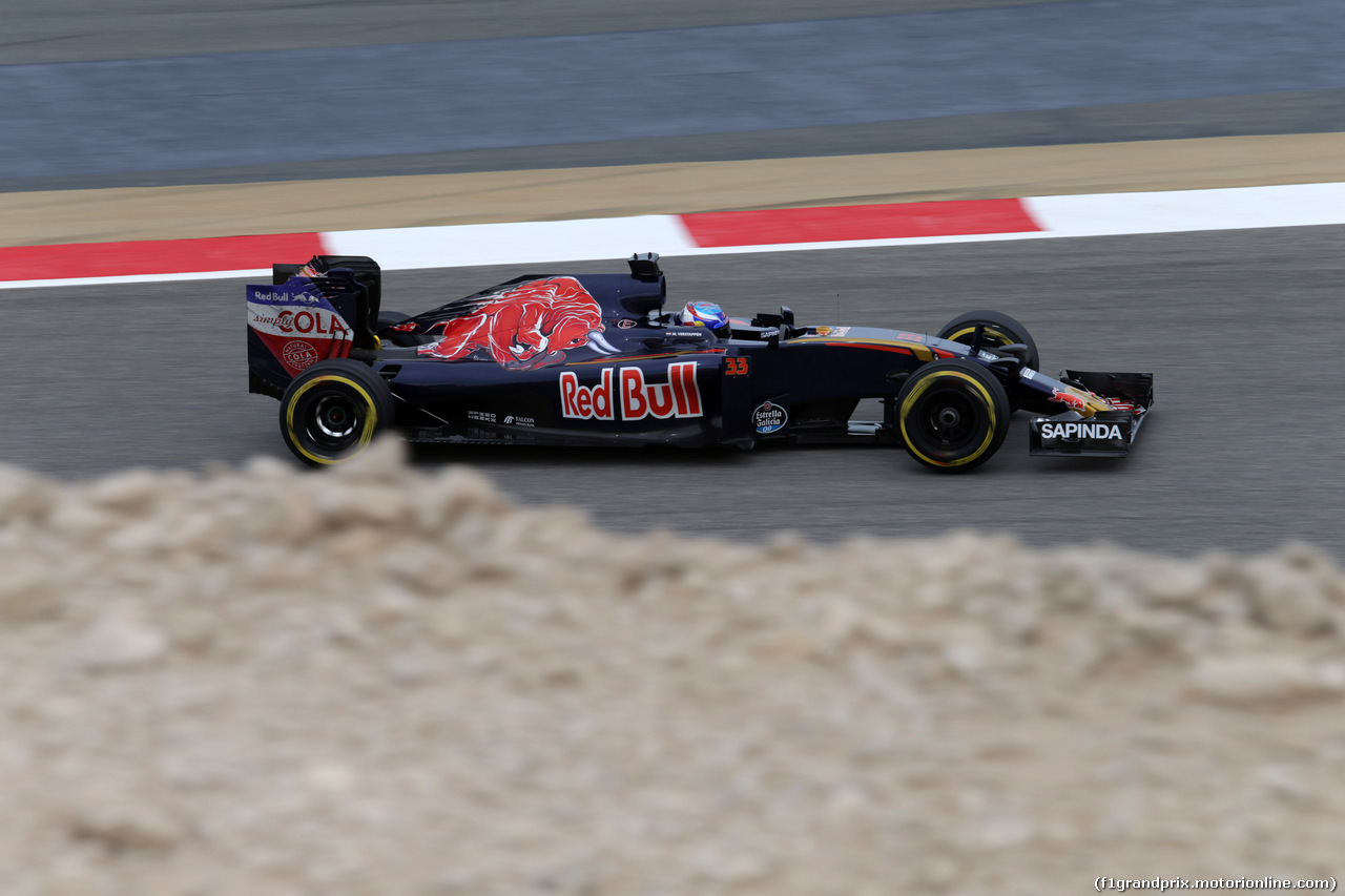 GP BAHRAIN, 01.04.2016 - Prove Libere 1, Max Verstappen (NED) Scuderia Toro Rosso STR11