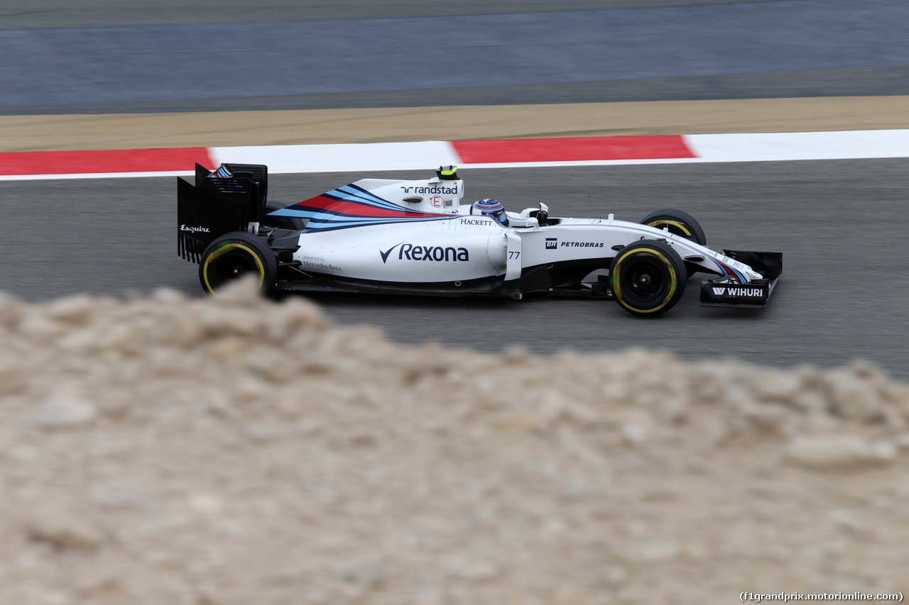 GP BAHRAIN, 01.04.2016 - Prove Libere 1, Valtteri Bottas (FIN) Williams FW38