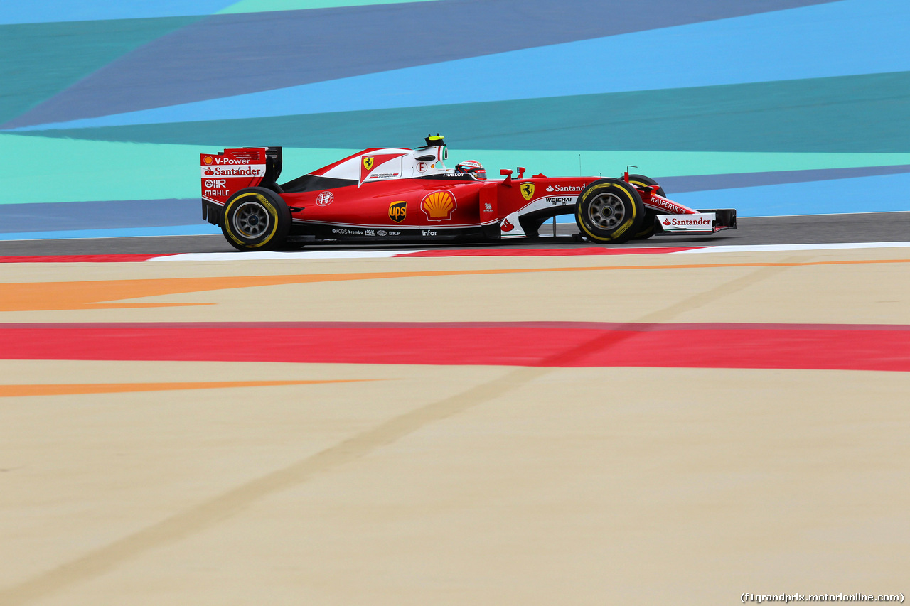 GP BAHRAIN, 01.04.2016 - Prove Libere 1, Kimi Raikkonen (FIN) Ferrari SF16-H